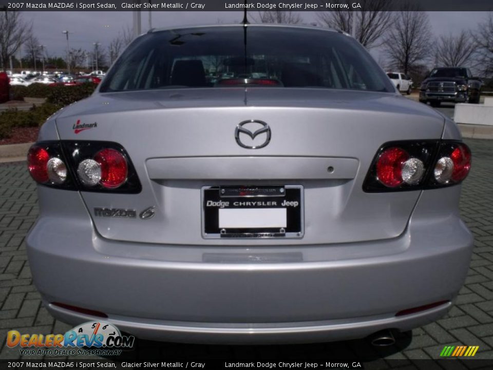 2007 Mazda MAZDA6 i Sport Sedan Glacier Silver Metallic / Gray Photo #4