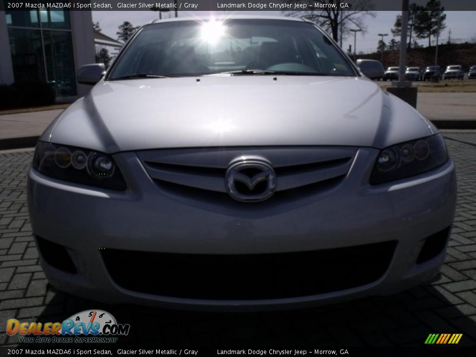 2007 Mazda MAZDA6 i Sport Sedan Glacier Silver Metallic / Gray Photo #8