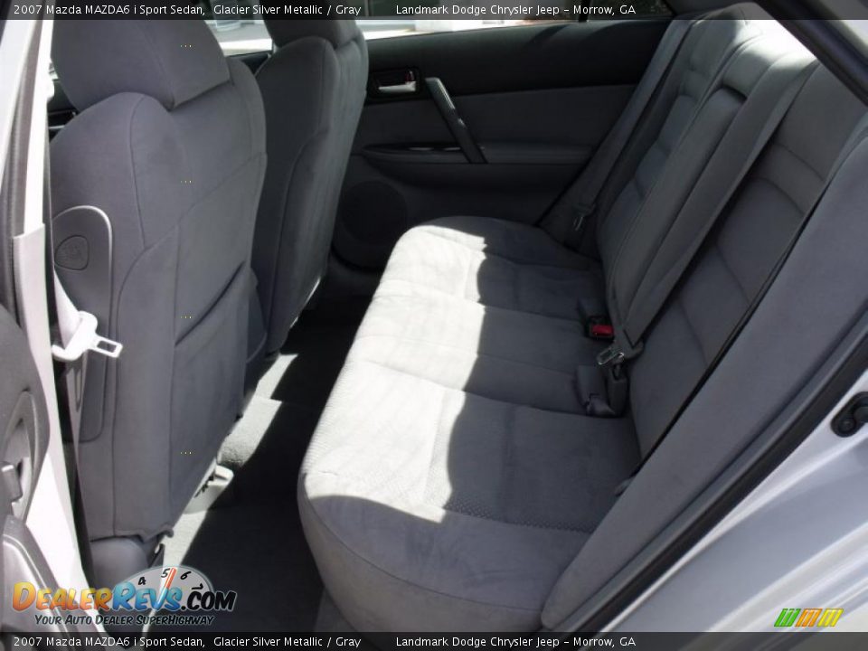 2007 Mazda MAZDA6 i Sport Sedan Glacier Silver Metallic / Gray Photo #13