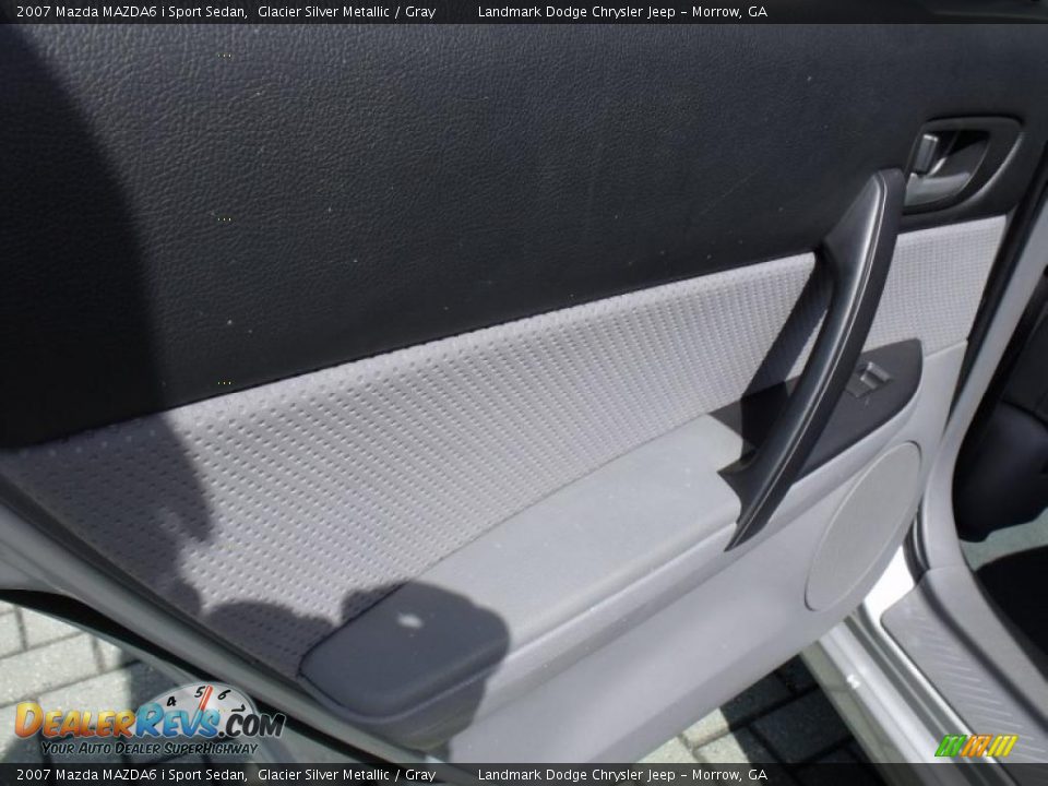 2007 Mazda MAZDA6 i Sport Sedan Glacier Silver Metallic / Gray Photo #14