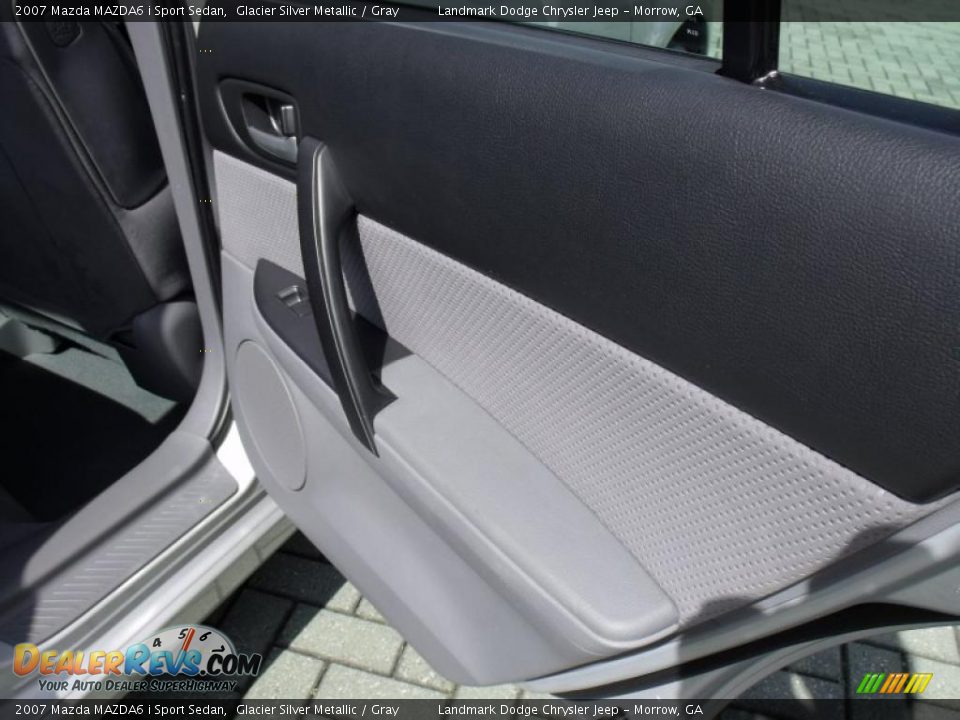 2007 Mazda MAZDA6 i Sport Sedan Glacier Silver Metallic / Gray Photo #16