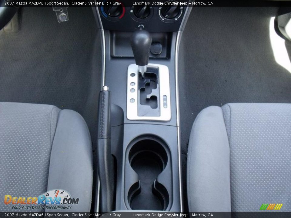 2007 Mazda MAZDA6 i Sport Sedan Glacier Silver Metallic / Gray Photo #21