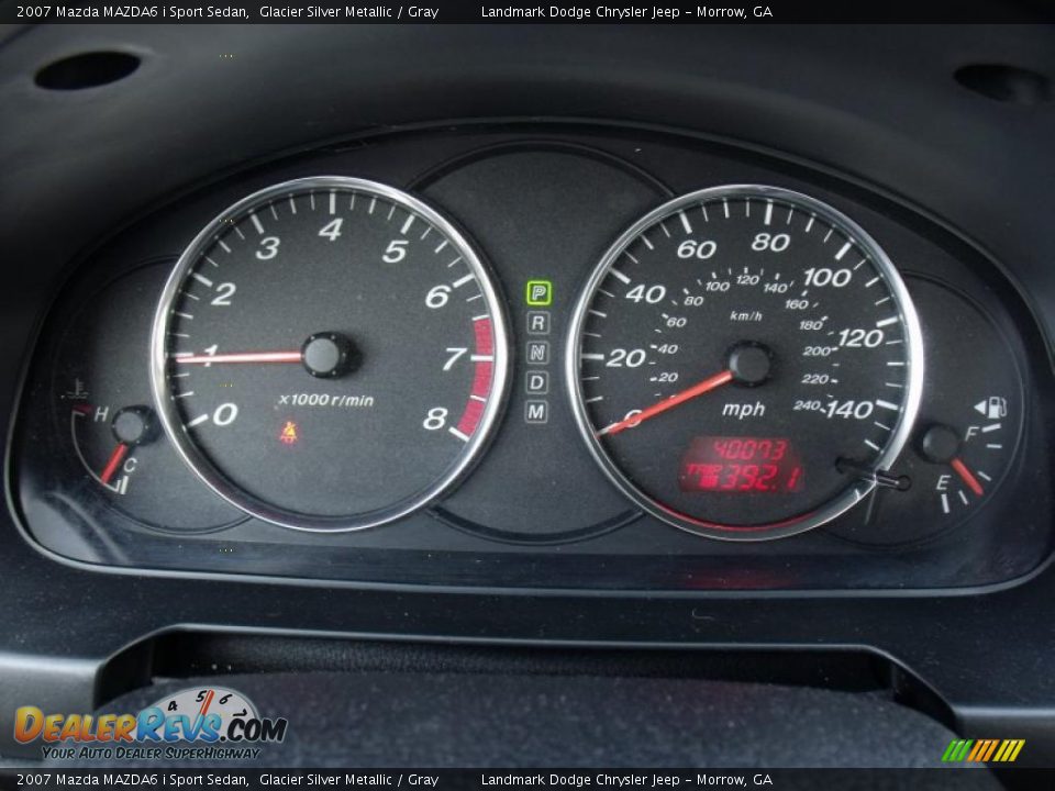 2007 Mazda MAZDA6 i Sport Sedan Glacier Silver Metallic / Gray Photo #23