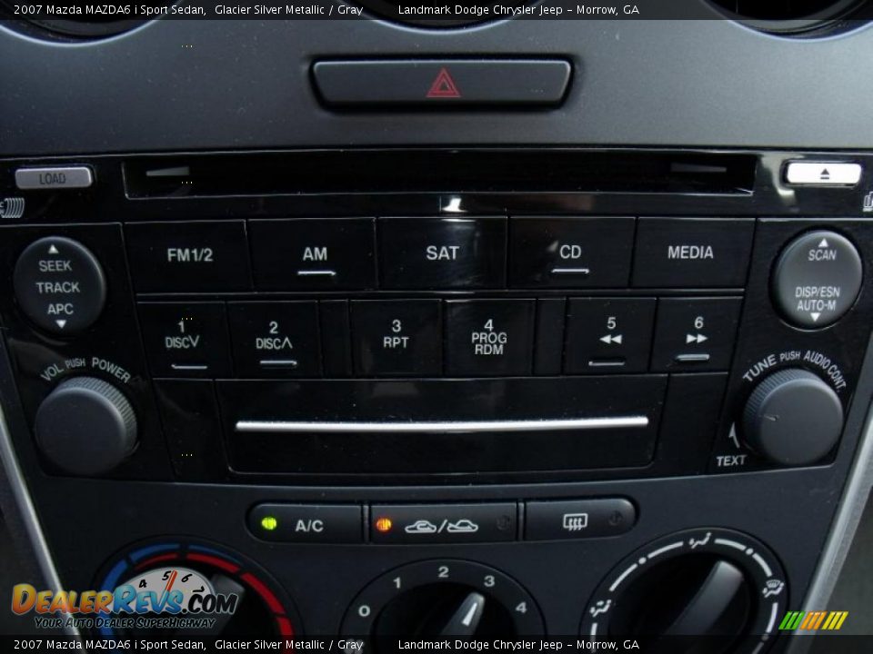 2007 Mazda MAZDA6 i Sport Sedan Glacier Silver Metallic / Gray Photo #24