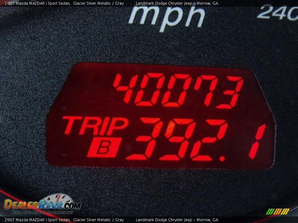 2007 Mazda MAZDA6 i Sport Sedan Glacier Silver Metallic / Gray Photo #26
