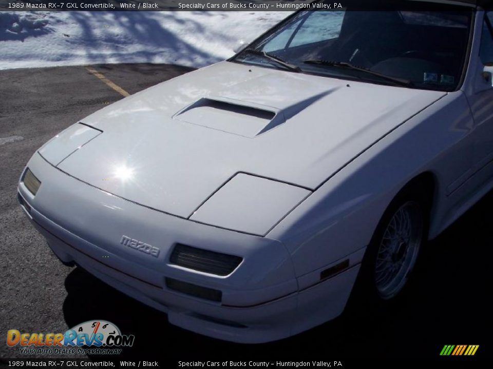 White 1989 Mazda RX-7 GXL Convertible Photo #4