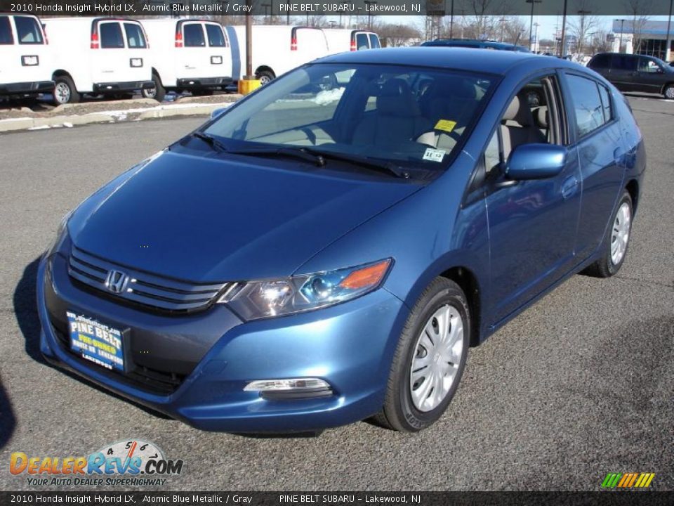 2010 Honda Insight Hybrid LX Atomic Blue Metallic / Gray Photo #1