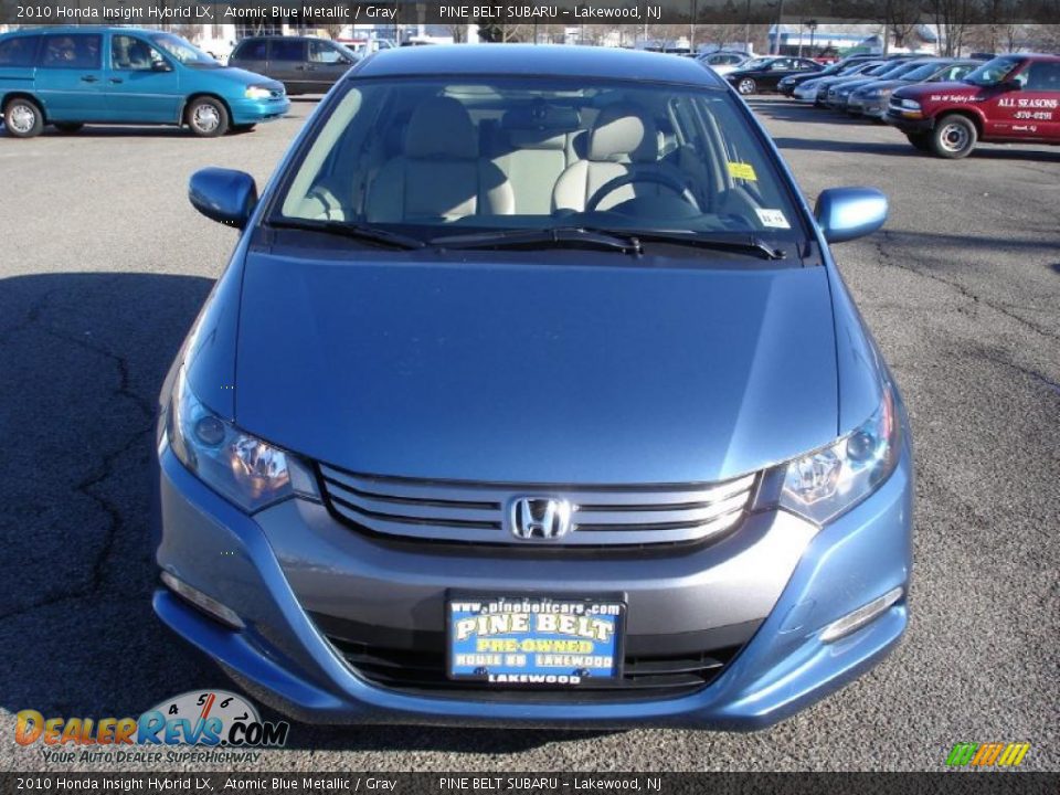 2010 Honda Insight Hybrid LX Atomic Blue Metallic / Gray Photo #2