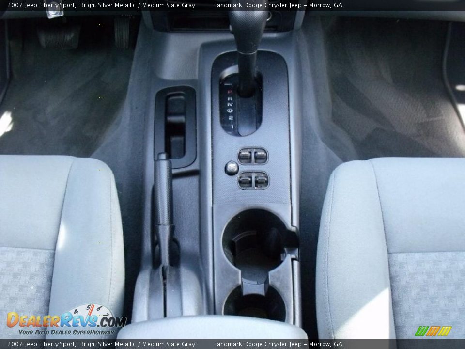2007 Jeep Liberty Sport Bright Silver Metallic / Medium Slate Gray Photo #21