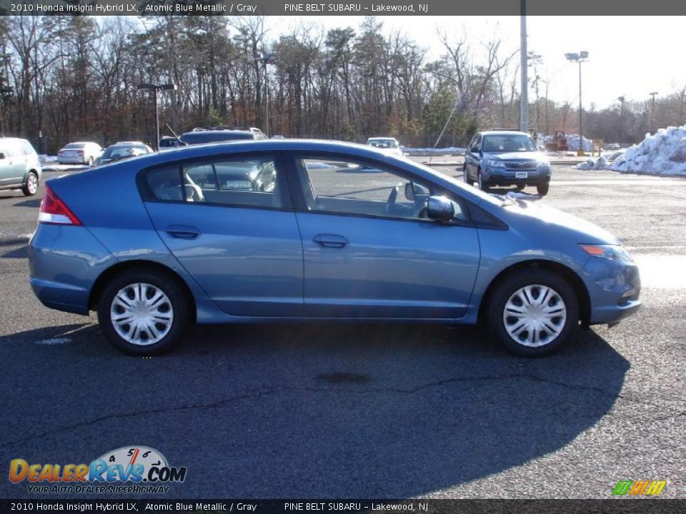 2010 Honda Insight Hybrid LX Atomic Blue Metallic / Gray Photo #7