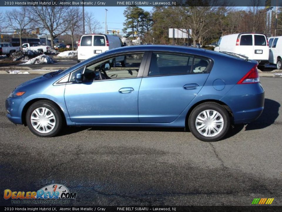 2010 Honda Insight Hybrid LX Atomic Blue Metallic / Gray Photo #9
