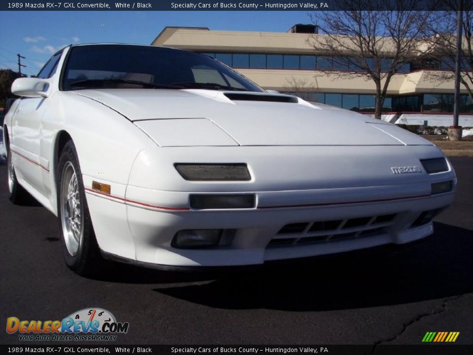 White 1989 Mazda RX-7 GXL Convertible Photo #12