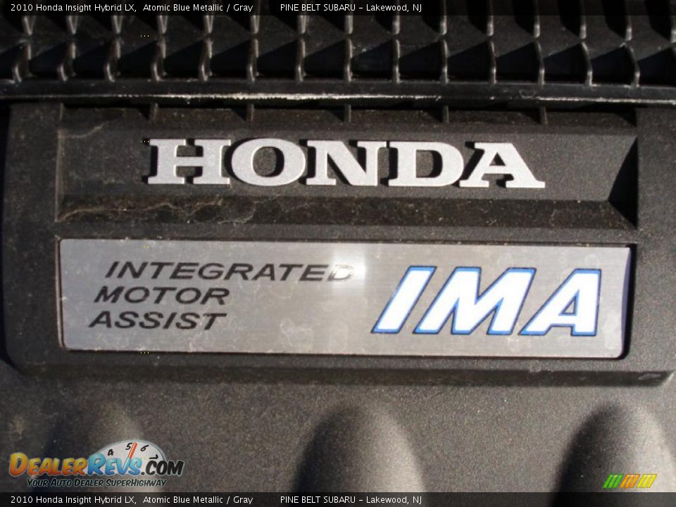 2010 Honda Insight Hybrid LX Atomic Blue Metallic / Gray Photo #16