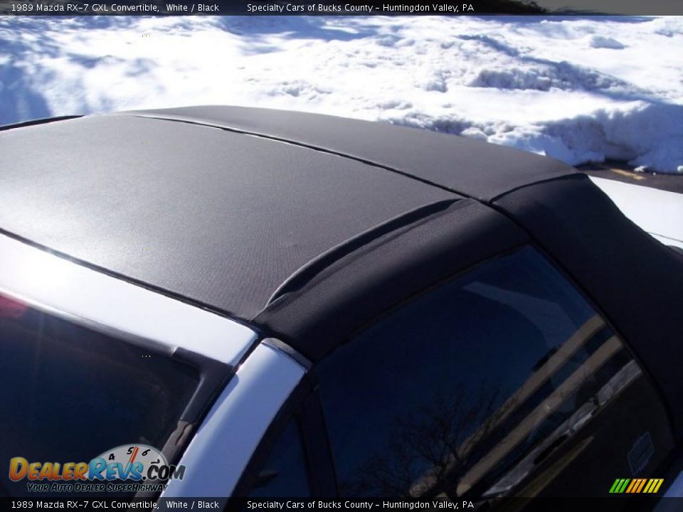 1989 Mazda RX-7 GXL Convertible White / Black Photo #18
