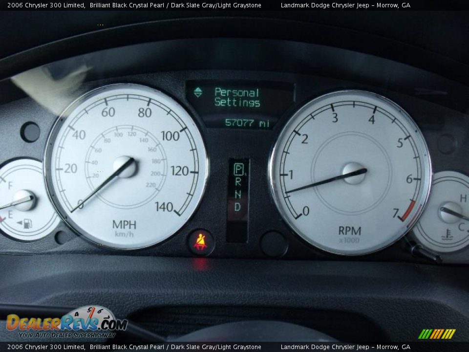2006 Chrysler 300 Limited Brilliant Black Crystal Pearl / Dark Slate Gray/Light Graystone Photo #23