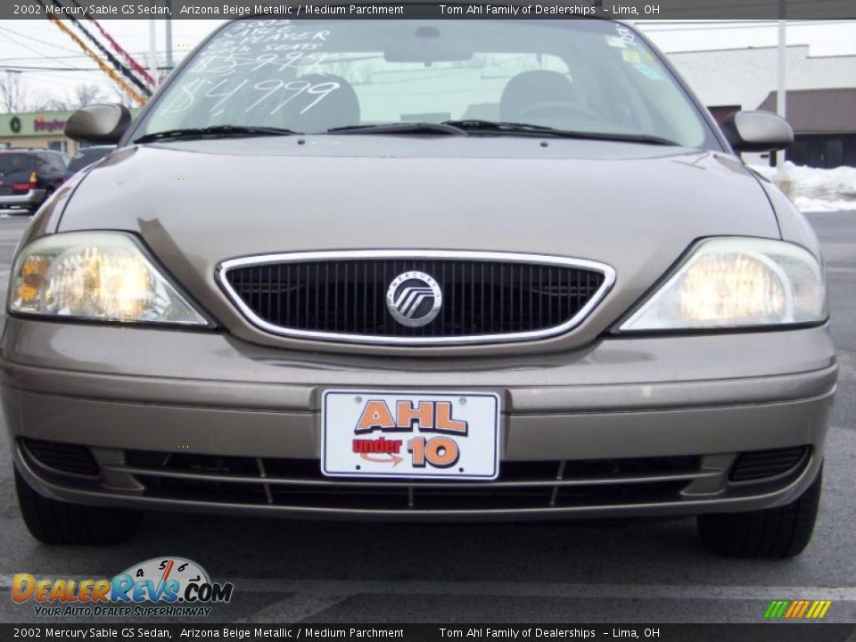 2002 Mercury Sable GS Sedan Arizona Beige Metallic / Medium Parchment Photo #3