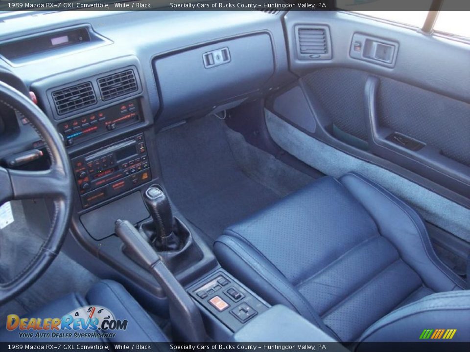 1989 Mazda RX-7 GXL Convertible White / Black Photo #33