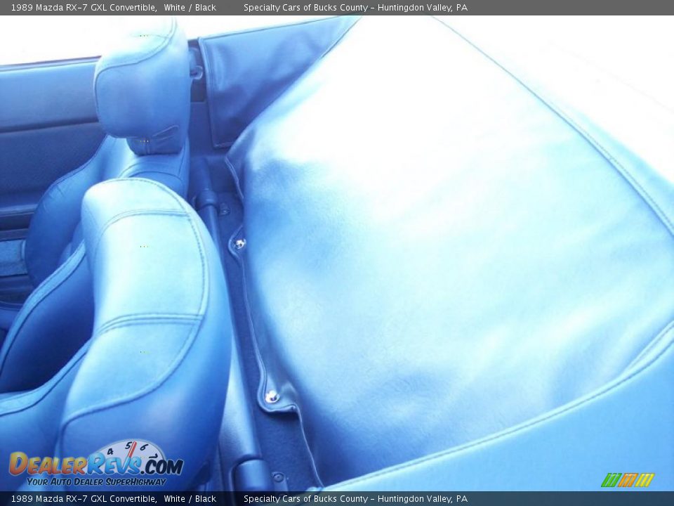 1989 Mazda RX-7 GXL Convertible White / Black Photo #34
