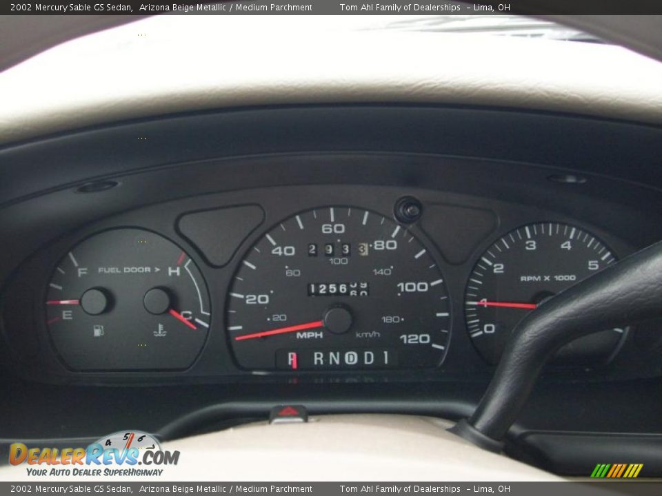 2002 Mercury Sable GS Sedan Arizona Beige Metallic / Medium Parchment Photo #8