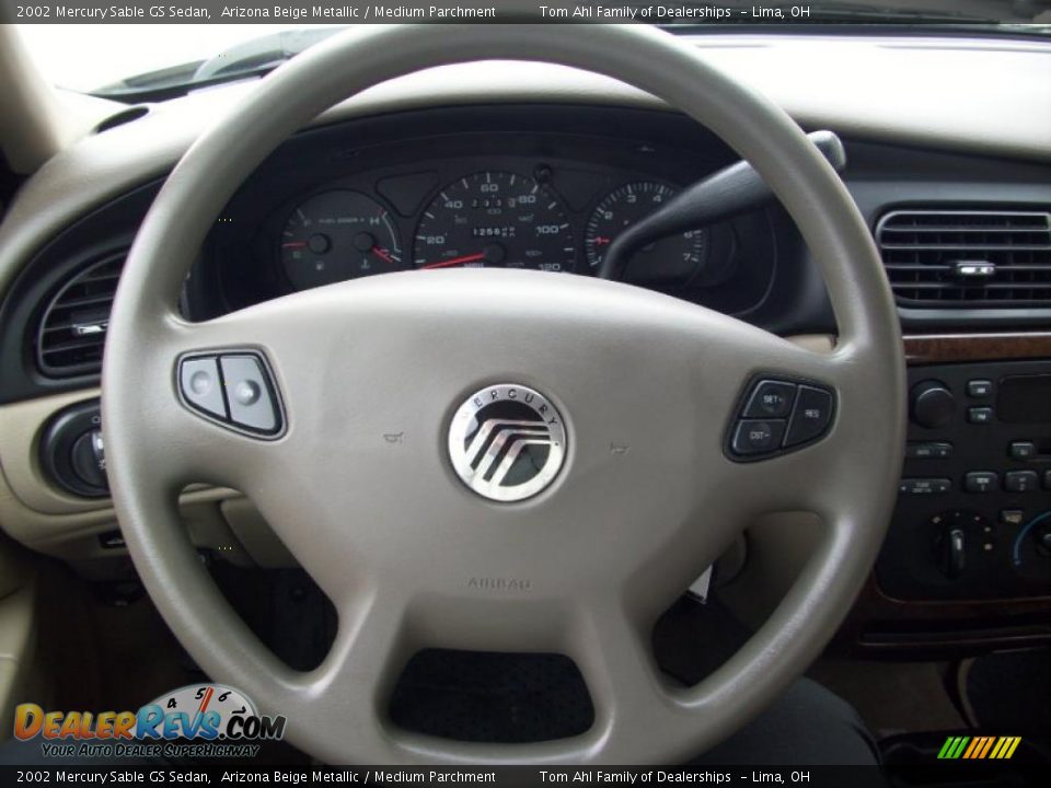 2002 Mercury Sable GS Sedan Arizona Beige Metallic / Medium Parchment Photo #9