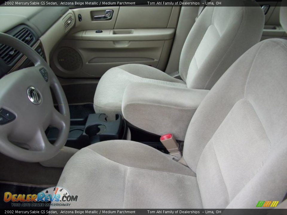 2002 Mercury Sable GS Sedan Arizona Beige Metallic / Medium Parchment Photo #13