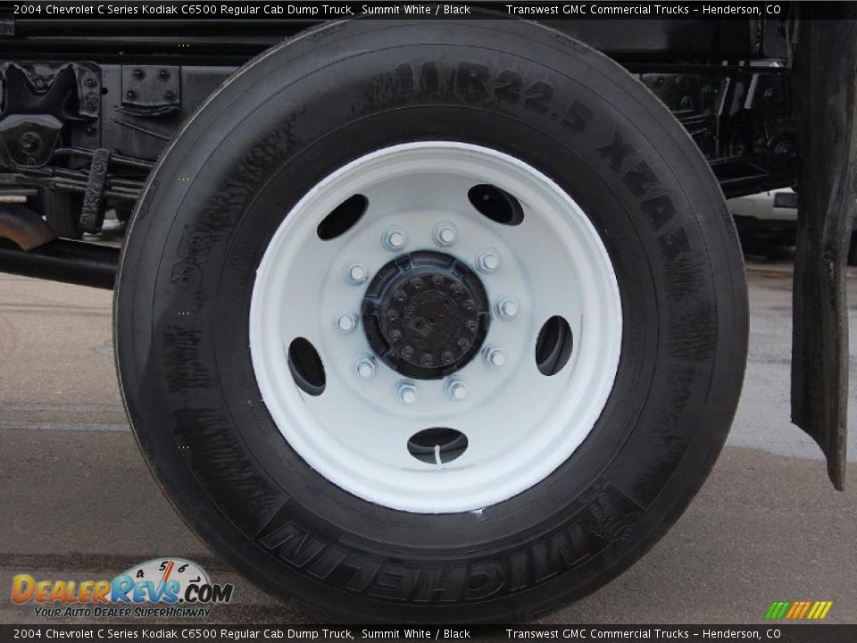 2004 Chevrolet C Series Kodiak C6500 Regular Cab Dump Truck Summit White / Black Photo #14