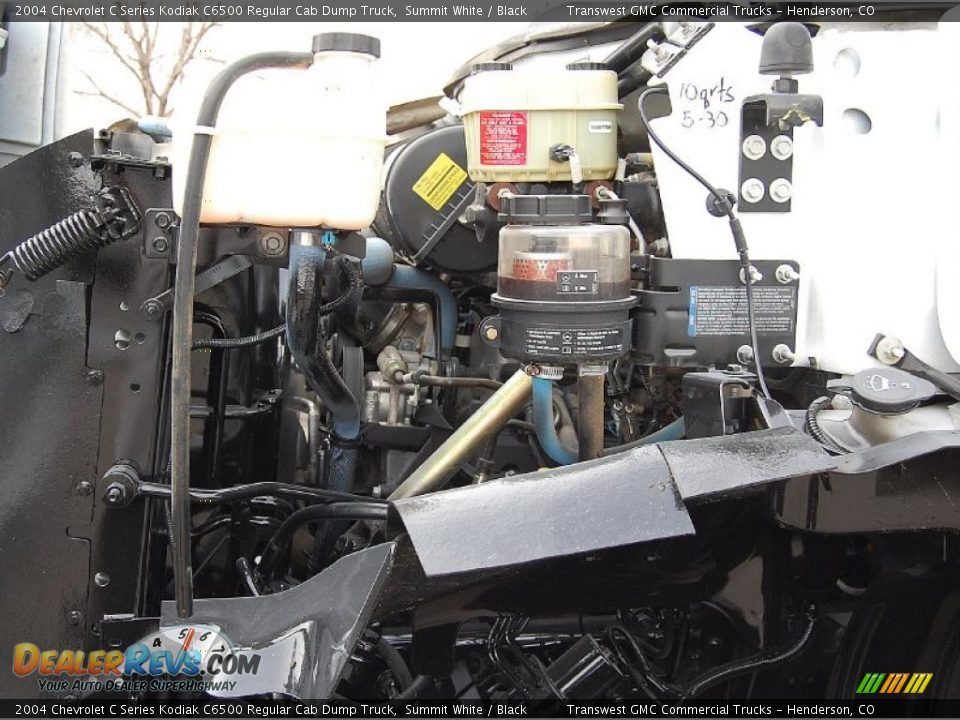 2004 Chevrolet C Series Kodiak C6500 Regular Cab Dump Truck Summit White / Black Photo #16