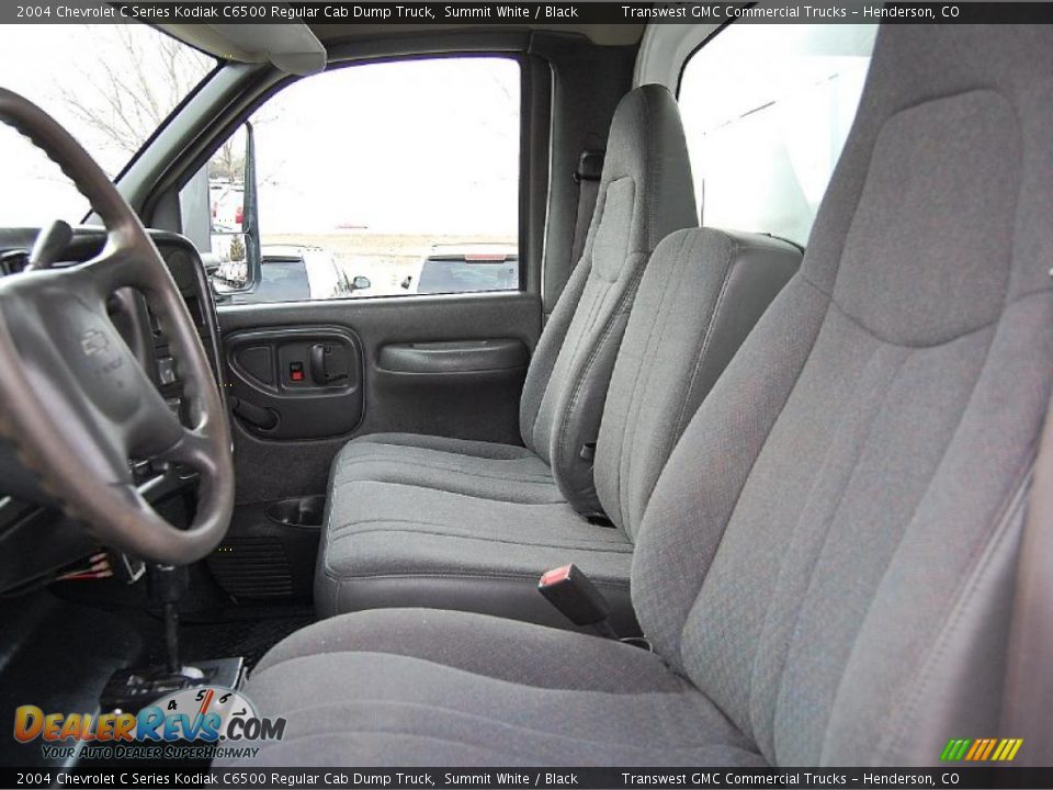2004 Chevrolet C Series Kodiak C6500 Regular Cab Dump Truck Summit White / Black Photo #17