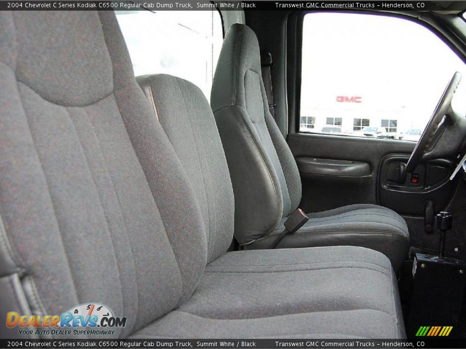 2004 Chevrolet C Series Kodiak C6500 Regular Cab Dump Truck Summit White / Black Photo #19