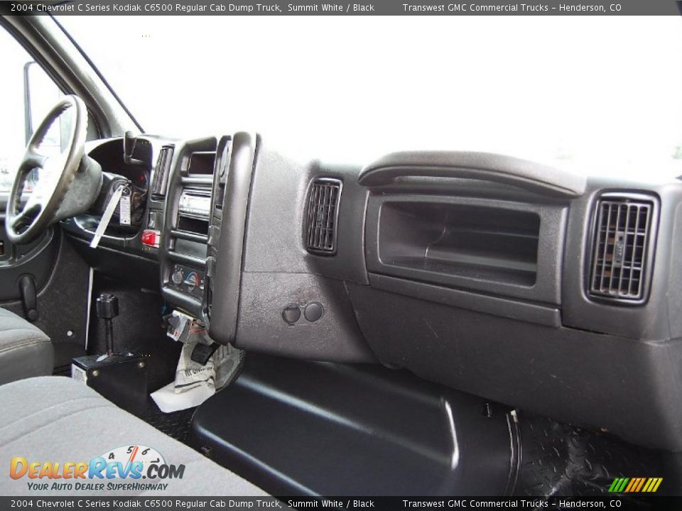 2004 Chevrolet C Series Kodiak C6500 Regular Cab Dump Truck Summit White / Black Photo #20