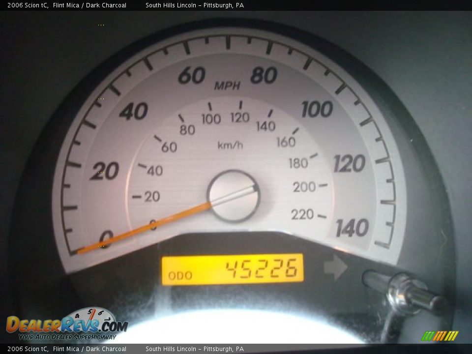 2006 Scion tC Flint Mica / Dark Charcoal Photo #15