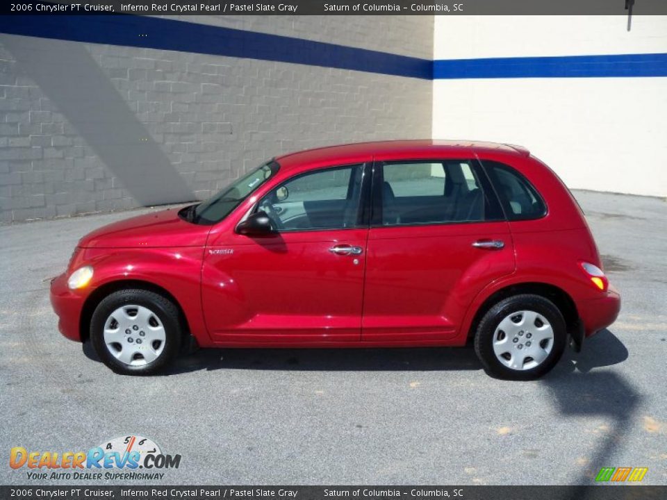2006 Chrysler PT Cruiser Inferno Red Crystal Pearl / Pastel Slate Gray Photo #5