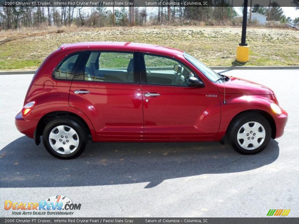 2006 Chrysler PT Cruiser Inferno Red Crystal Pearl / Pastel Slate Gray Photo #10