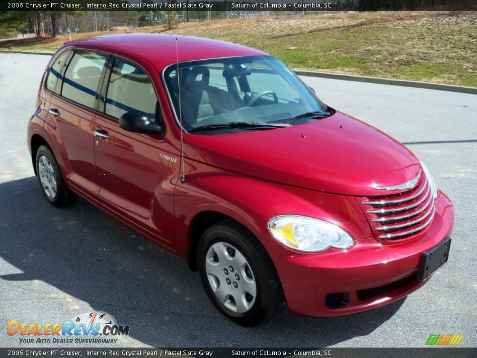 2006 Chrysler PT Cruiser Inferno Red Crystal Pearl / Pastel Slate Gray Photo #11