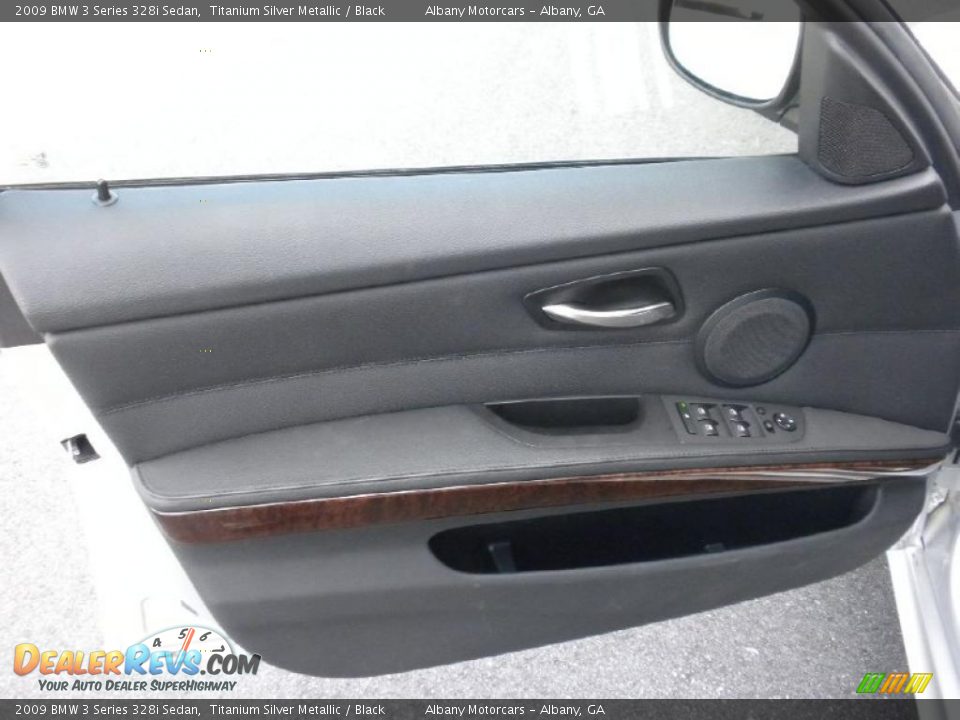 2009 BMW 3 Series 328i Sedan Titanium Silver Metallic / Black Photo #8
