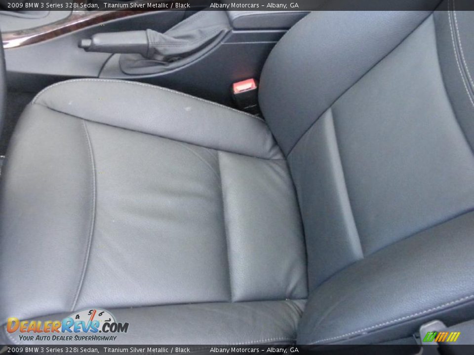 2009 BMW 3 Series 328i Sedan Titanium Silver Metallic / Black Photo #9