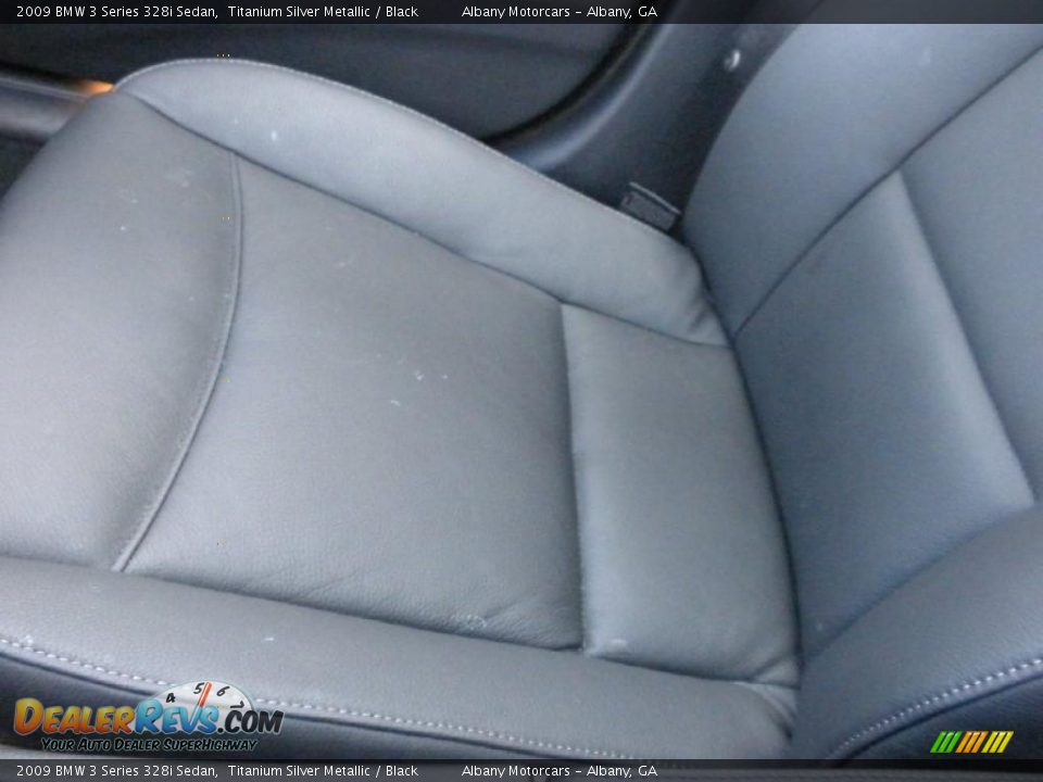 2009 BMW 3 Series 328i Sedan Titanium Silver Metallic / Black Photo #11