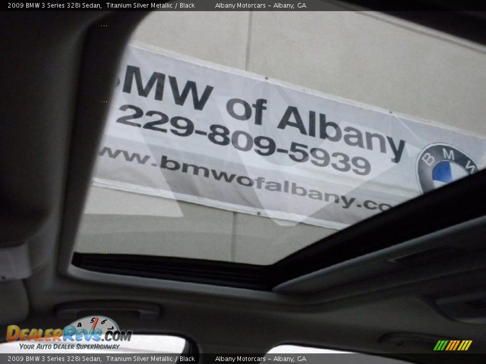 2009 BMW 3 Series 328i Sedan Titanium Silver Metallic / Black Photo #12