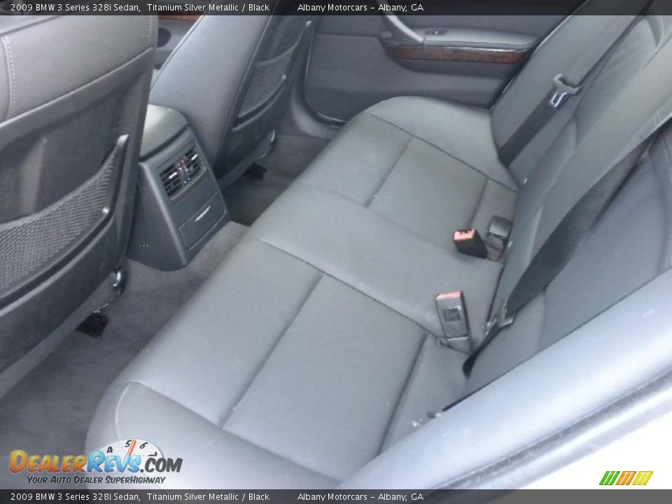 2009 BMW 3 Series 328i Sedan Titanium Silver Metallic / Black Photo #13