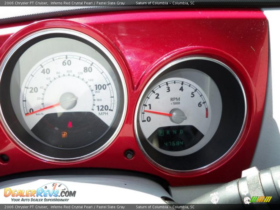 2006 Chrysler PT Cruiser Inferno Red Crystal Pearl / Pastel Slate Gray Photo #29