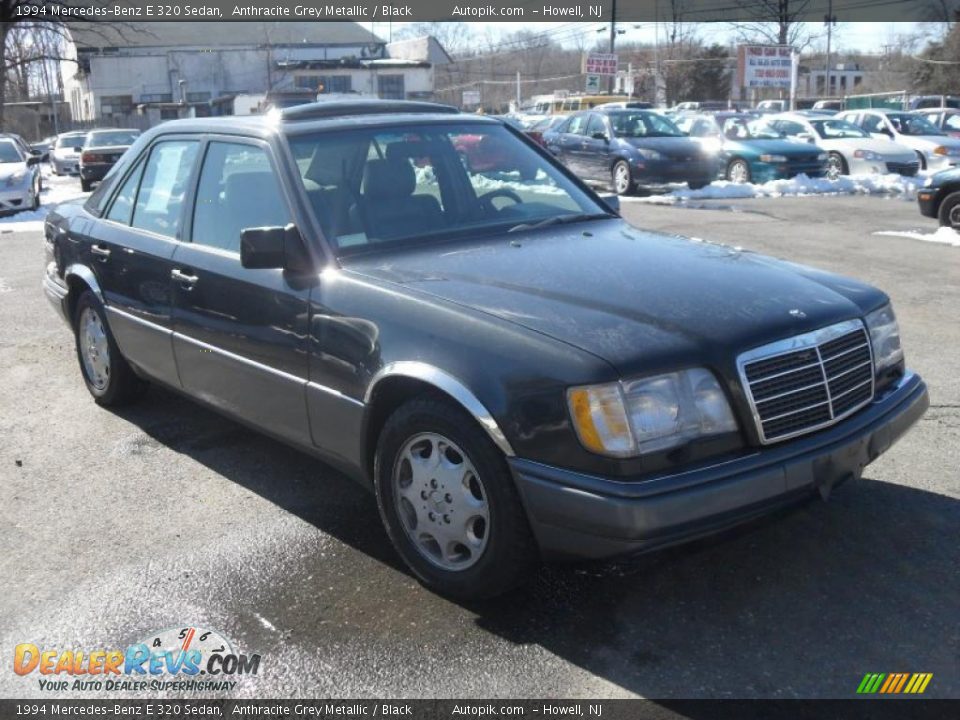 1994 Mercedes-Benz E 320 Sedan Anthracite Grey Metallic / Black Photo #3