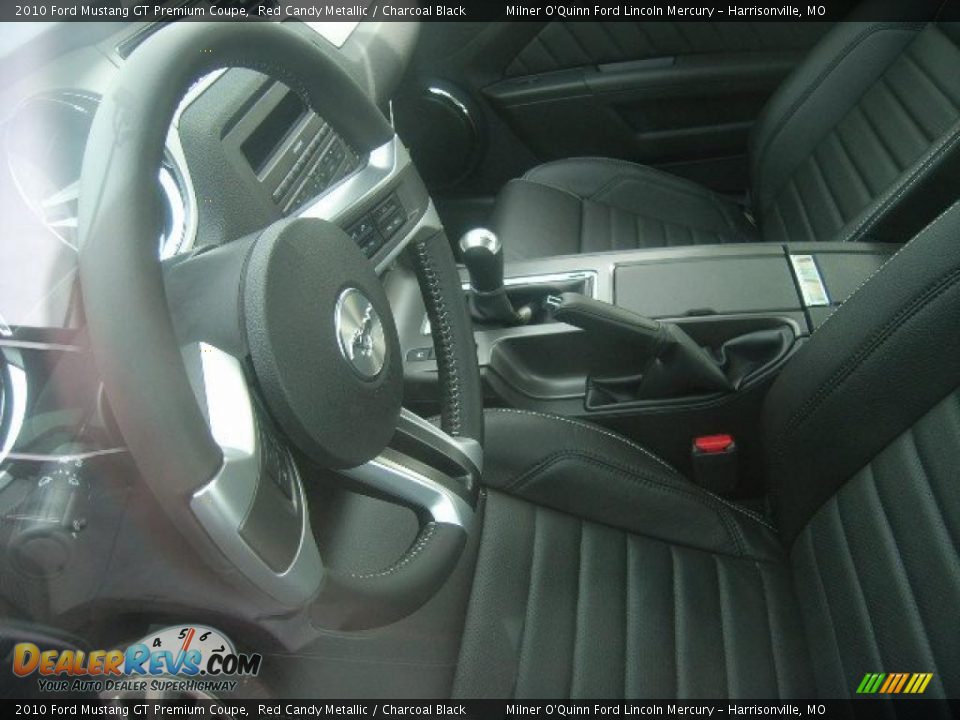 2010 Ford Mustang GT Premium Coupe Red Candy Metallic / Charcoal Black Photo #4