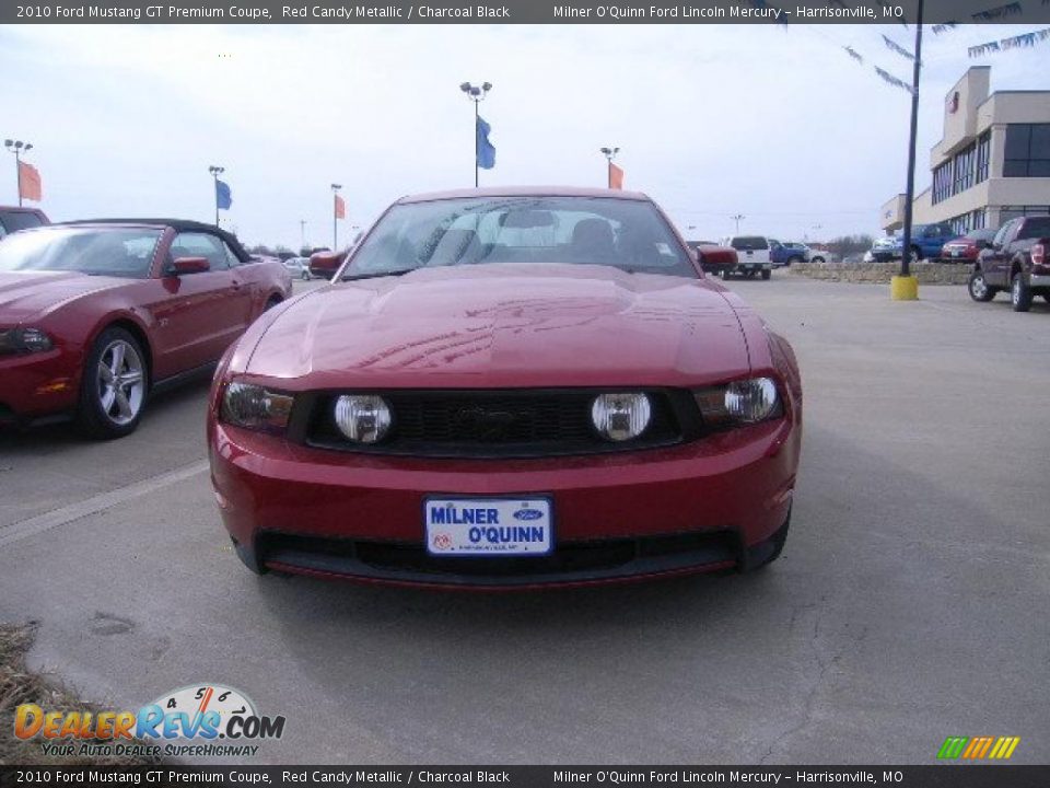 2010 Ford Mustang GT Premium Coupe Red Candy Metallic / Charcoal Black Photo #5