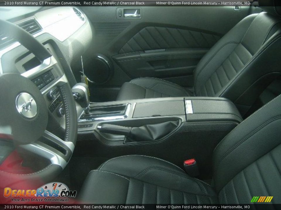 2010 Ford Mustang GT Premium Convertible Red Candy Metallic / Charcoal Black Photo #6