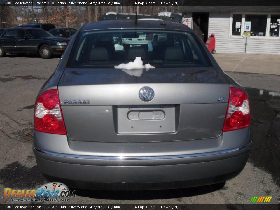 2003 Volkswagen Passat GLX Sedan Silverstone Grey Metallic / Black Photo #6