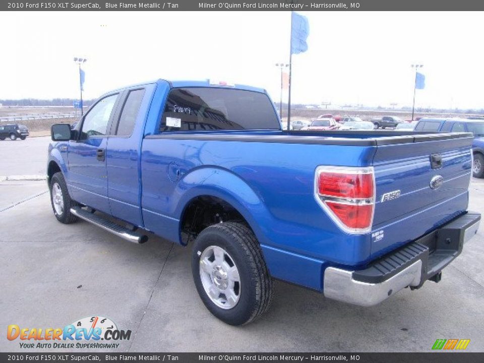 2010 Ford F150 XLT SuperCab Blue Flame Metallic / Tan Photo #5