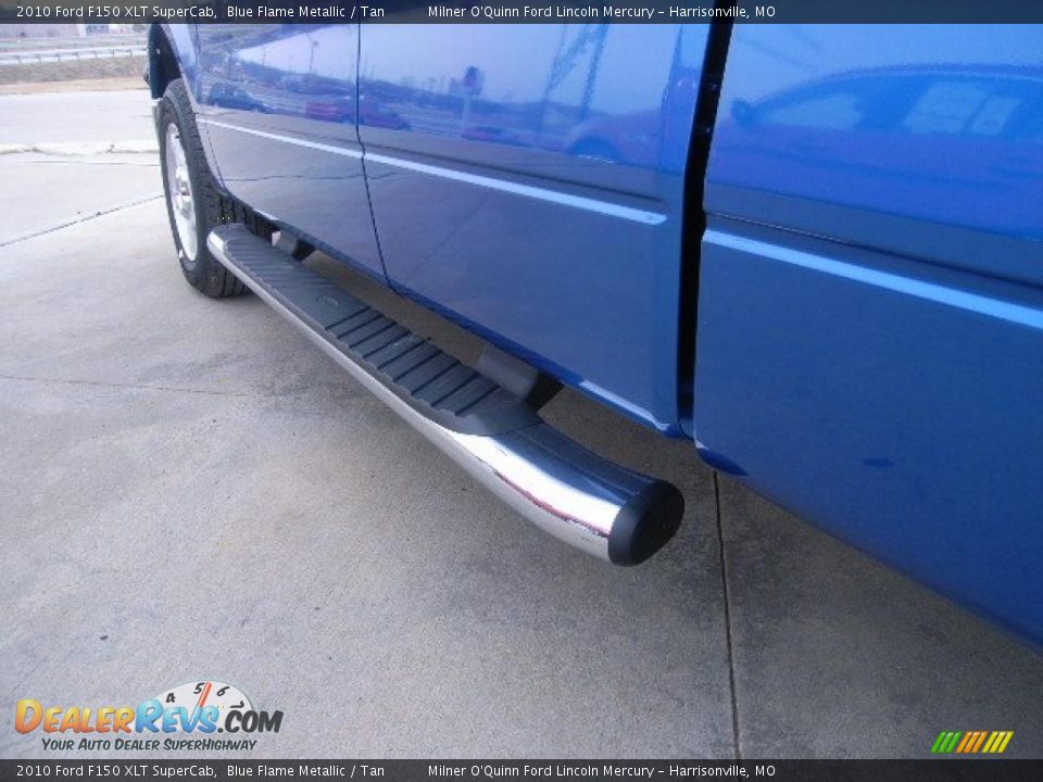 2010 Ford F150 XLT SuperCab Blue Flame Metallic / Tan Photo #10