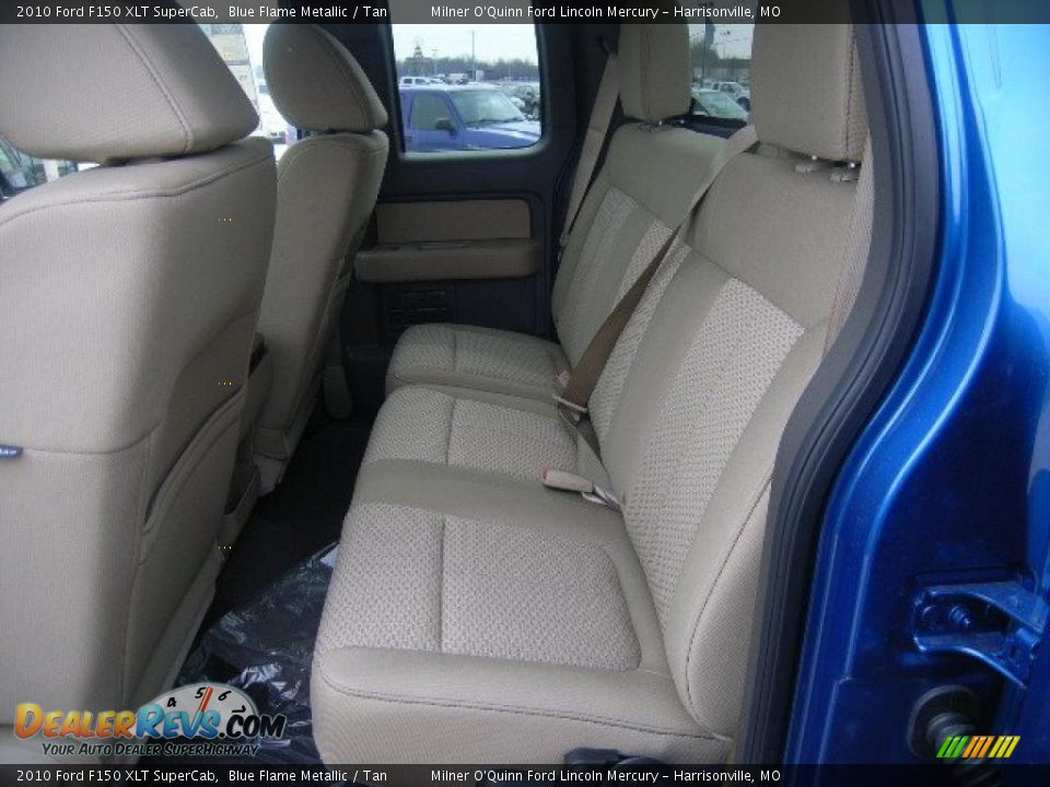 2010 Ford F150 XLT SuperCab Blue Flame Metallic / Tan Photo #11