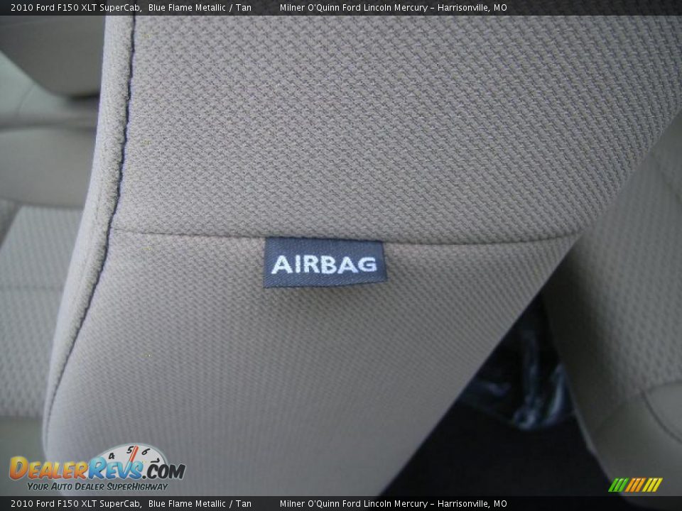 2010 Ford F150 XLT SuperCab Blue Flame Metallic / Tan Photo #13