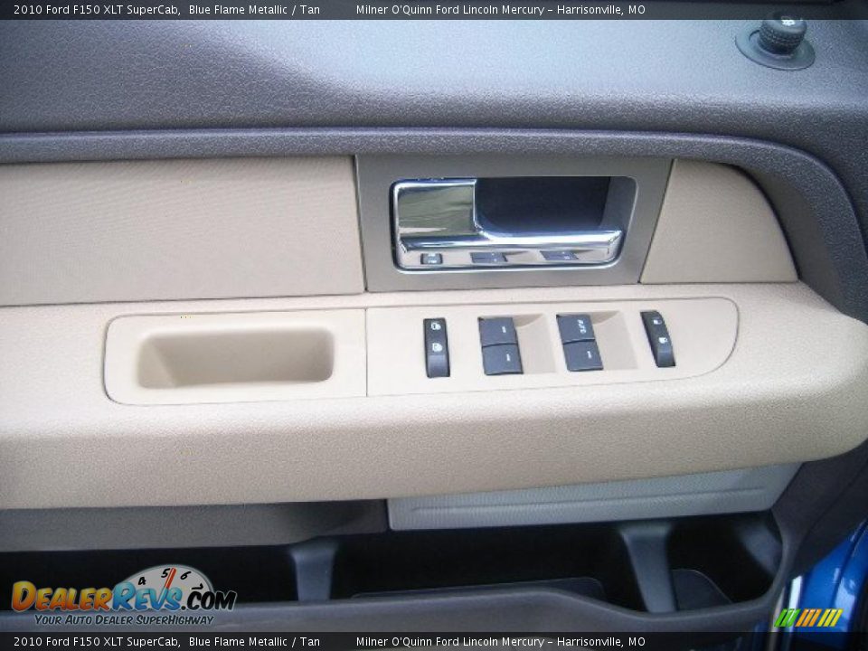 2010 Ford F150 XLT SuperCab Blue Flame Metallic / Tan Photo #14